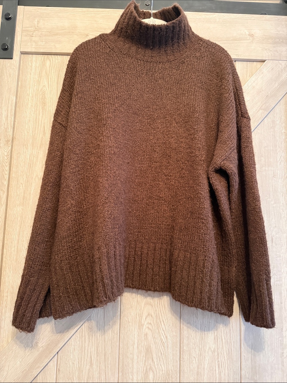 Tuckernuck Chocolate Brown Turtleneck Sweater